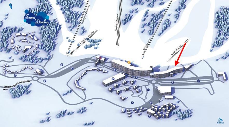 Appart T2 A Superdevoluy Au Pied De Piste מראה חיצוני תמונה